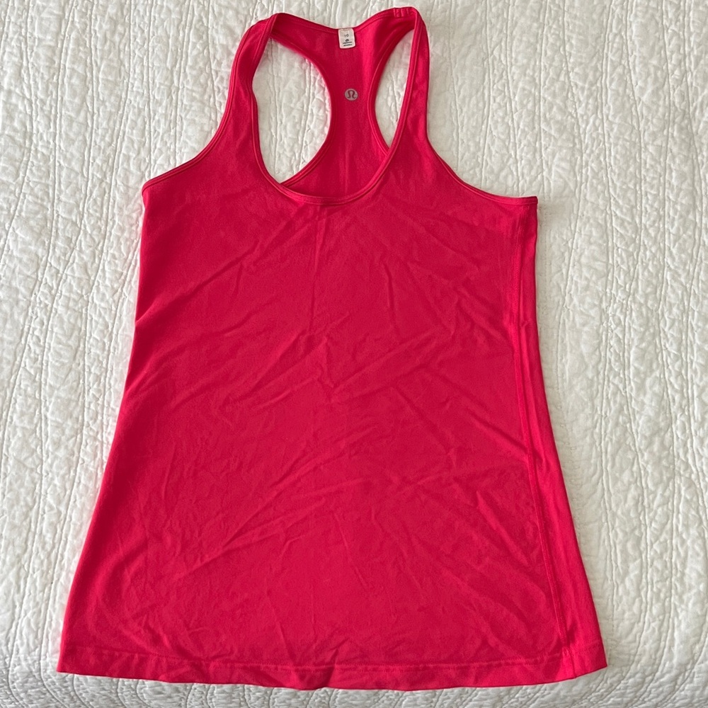 Lululemon Athletica Vibrant Red Tank Top